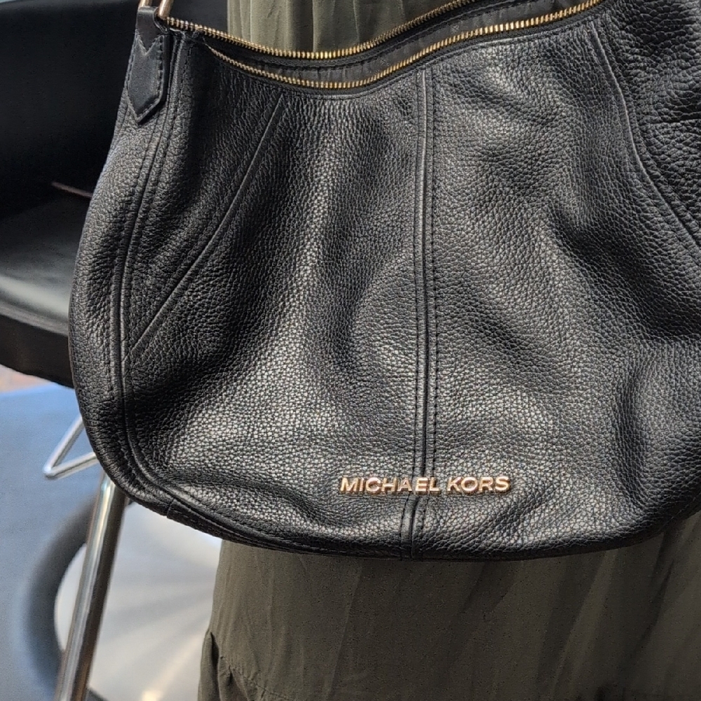 Michael Kors Black Leather Bag